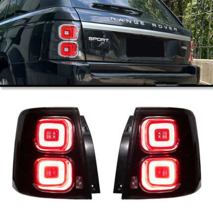 Range Rover L322 LED taillights 2002-2012 signal taillights, reverse brake, Drl car parts, car lights - red, left + right