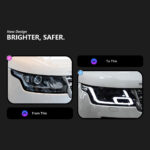 Headlight Projector Lens for Volkswagen Golf 5, Golf Mk5 Dynamic Signal Headlights, LED Headlights, Drl Automotive Accessories - Image 4
