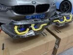 Customized RGB 7-color DRL sequential turn signals and Bi-LED projector for BMW 3 Series F30 F35 2012-2018 models - Seven Colors. - Image 3