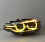 DBH automotive yellow, white, and amber tri-color laser projection headlights are suitable for the new headlight assemblies of the BMW 3 Series F30/F31/F35. - Image 3