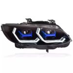 Upgraded LED taillights for BMW E46 4-door models (2001-2004), featuring dynamic sequential turn signals, brake lights, and reverse lights; plug and play. - Image 3