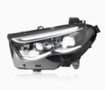 2015-2018 Mercedes-Benz AMG GT taillight assembly with red lenses, upgraded dynamic LED daytime running lights, sequential turn signals - a pair, refreshed from the old, smoked black style. - Image 5