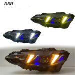 Retrofit headlight assembly for BMW 3 Series E90 (2005-2012), upgraded LED DRL sequential turn signals and projector headlights - single-sided, original headlights with AFS (Adaptive Front-lighting System).
