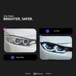 High-quality car headlights suitable for 2019 and 2024 BMW 3 Series, G20, and G28 original adaptive laser headlights with LED light upgrade laser - 20-22 - Image 4