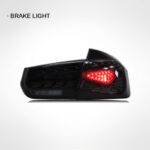 Suitable for BMW 3 Series F30 taillight assembly, 320 328 F35 upgraded with dragon scale LED sequential turn signals M3 - 3 Series dragon scale taillights (single side), black. - Image 4