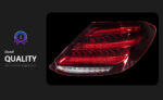 High-end LED daytime running lights, turn signals, and LED lenses for 2015-2019 Mercedes-Benz GLA headlight assemblies - Original halogen headlights. - Image 3