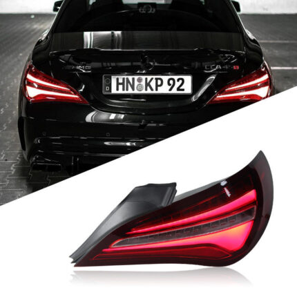 LED taillight assembly suitable for 2007-2010 Mercedes-Benz W204 models; LED taillight retrofit for C180, C200, and C260 models - red; LED taillight assembly (single side).