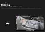 Upgrade your Chevrolet Cruze headlight assembly (2009-2014) to BMW 5 Series LED daytime running lights and turn signals. - Car Lights - Image 5