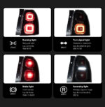 This upgrade includes LED headlight assemblies for the Land Rover Range Rover L405 (2013-2017), featuring matrix LED turn signals and sequential turn signals. - Image 3