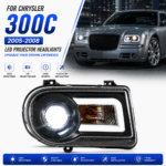 Suitable for 1997-2006 Jeep Wrangler models. LED taillights, TJ modified brake lights, license plate lights, X-shaped TJ taillights. - Smoked black, US spec vehicle.