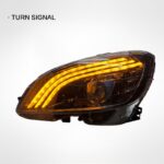 Suitable for 2010-2017 Mercedes-Benz E-Class Coupe W207 headlight assembly, 55W 12V LED high-end daytime running lights - white. 2010-2013 models require bumper modification. - Image 3