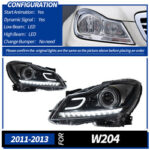 LED Dynamic Taillights for Mercedes-Benz GLK X204 2009-2012 Cars F34 Automotive Lighting Accessories - Red, Left + Right - Image 7