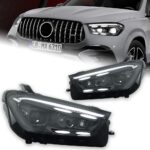 Suitable for Mercedes-Benz S-Class W222 2014-2017 LED headlight assemblies, new headlights, automotive LED lights, DRL turn signals. - 14-17 models require replacement of the LED strip; correct method. - Image 2