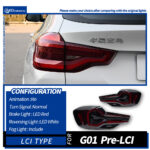 Suitable for BMW 5 Series, E60, and M5 taillights (2003 & 2010), these are upgrade taillights with turn signals and LEDs, and are automotive accessories. - Image 7