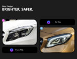Suitable for 2016-2023 Mercedes-Benz Vito light-duty vehicles. VITO LED projector headlight retrofit - one headlight (original, high-end configuration). - Image 2