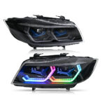 Premium headlight assembly for BMW X3 F25 F26 F98. Full-color RGB LED headlight kit. Plug and play installation - 2014-2017, right side. - Image 6
