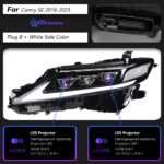 Upgraded LED headlights for Toyota Tundra XK50 2014-2021, dual LED projector DRL sequential turn signals with smoked housing. - Image 8