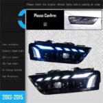 LED projector headlight assemblies for 2013-2018 Audi Q3 RS models, used for dynamic flowing light cornering start function - Original xenon headlights for 2016-2018 models. - Image 7