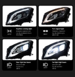 Suitable for 2016-2023 Mercedes-Benz Vito light-duty vehicles. VITO LED projector headlight retrofit - one headlight (original, high-end configuration). - Image 4