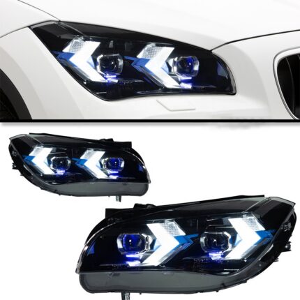 High-configuration dynamic projector lens for upgrading LED automotive headlight assemblies for BMW X5 G05 G18 30i 40i 2019-2022. (Automotive accessories)