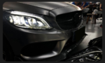 Headlight assembly upgrade for 2015-2021 Mercedes-Benz C-Class W205 Maybach models with LED projector daytime running lights - 2019-2021 - Image 3