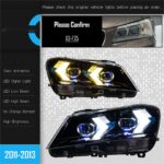 LED headlight assembly with projection lens, suitable for 2010-2013 BMW X3 F25. Factory direct sales auto parts - yellow, correct. - Image 7