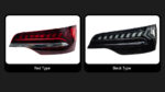 Full LED taillight assembly for Audi A6 C7 2012-2015, C8 style upgrade with sequential turn signals and dynamic daytime running lights, 12V, brand new - light strips. - Image 6