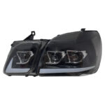 Taillight assembly for 2001-2005 Lexus LS430 models, with upgraded LED daytime running lights and sequential turn signals - Lexus LS red taillight assembly (single side) - Image 5