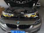 RGB LED headlight assembly for BMW F32 4 Series Coupe 2014-2020 models - full LED projection lens dynamic sequential turn signals - cool white - Image 3