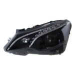New red LED taillights, brake lights, and turn signals for Mercedes-Benz S-Class Coupe W217 model - LED taillights - black finish - single side. - Image 5