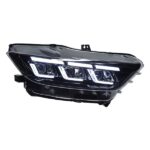 LED Crystal Daytime Running Lights, Turn Signals, and Angel Eye Projector Lights for 2015-2018 Ford Focus Models - 12V 55W (One Headlight, 72 Watts) - Image 2