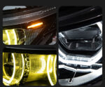 DBH Auto Parts for BMW 5 Series G30 G38 2021-2023 Laser Style Yellow, White, and Red Tricolor Drl Modified LED Headlights - Blue (Brow) - Image 4