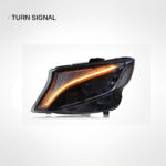 This headlight upgrade is suitable for 2010-2015 Mercedes-Benz E-Class W212 models, replacing older models with newer ones, and includes LED daytime running lights. It also applies to 2010-2013 xenon headlight models, converting older models to newer ones. - Image 3