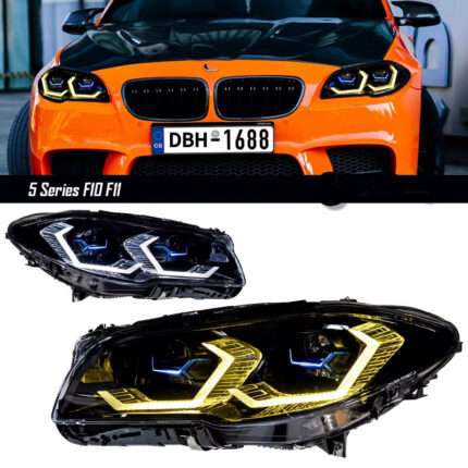 DBH's new RGB 7-color V2 IKON style daytime running lights and LED headlights are suitable for BMW 4 Series F32/F33/F36/F80/F82 M3/M4 - 7-cool
