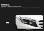 New high-end LED transparent blacked-out taillight assembly suitable for Mercedes-Benz V-Class V260 original car high-end LED retrofit - Red, Left + Right - Image 3