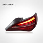 LED taillight assembly suitable for 2007-2010 Mercedes-Benz W204 models; LED taillight retrofit for C180, C200, and C260 models - red; LED taillight assembly (single side). - Image 4