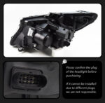 LED headlights with daytime running lights, suitable for Mercedes-Benz E-Class Coupe W207 A207 C207, model years 2009-2017 - Natural White - Image 3