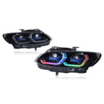 Suitable for headlight assemblies of 2006-2012 BMW M3 E92 models. Compatible with LED lenses, xenon headlights, turn signals, and hazard lights. - Vehicles equipped with automatic adjustment function. - Image 4
